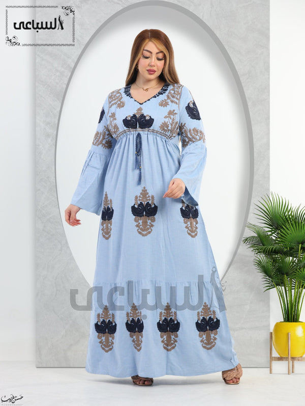 عباية كتان تركي Cod-T119