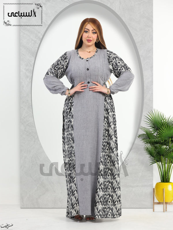 عباية كتان تركي Cod-T102