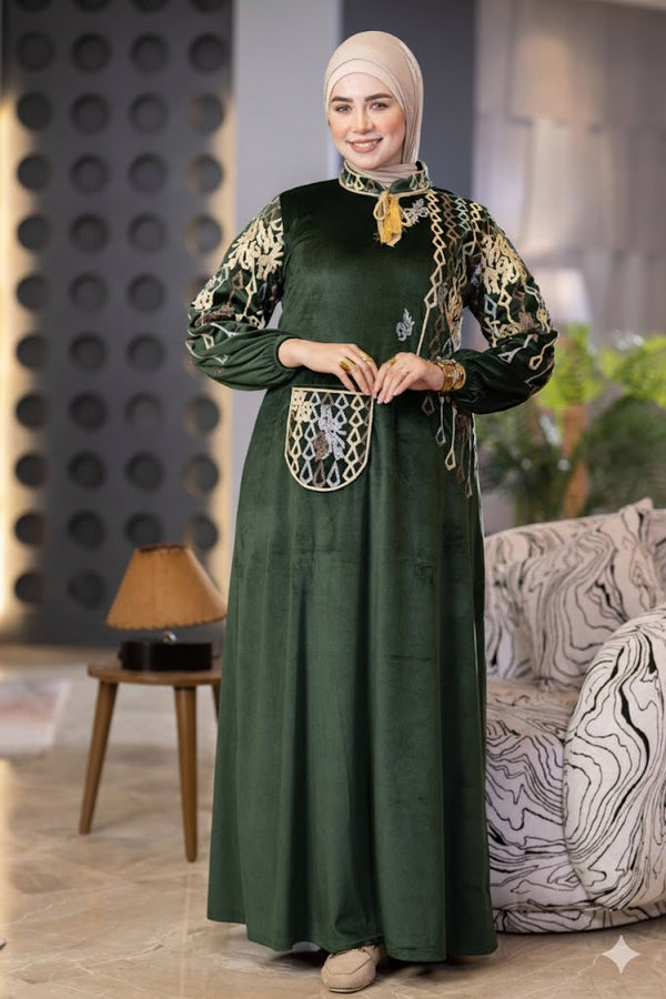 عبايه قطيفة هايدي Cod-H223